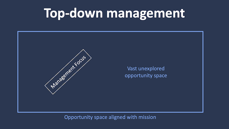 Top-down management